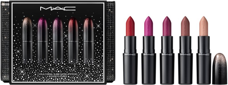MAC Cosmetics Holiday Signature Satin Lipstick Set set cadou de buze