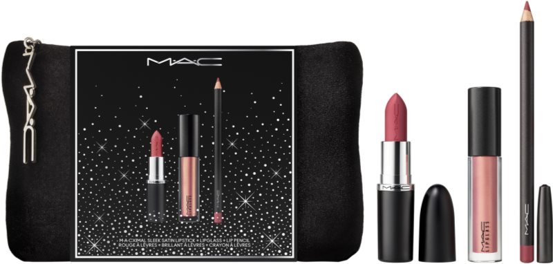 MAC Cosmetics Holiday Industry Icons Lip Combo set cadou