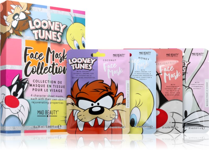 Mad Beauty Looney Tunes set de măști textile