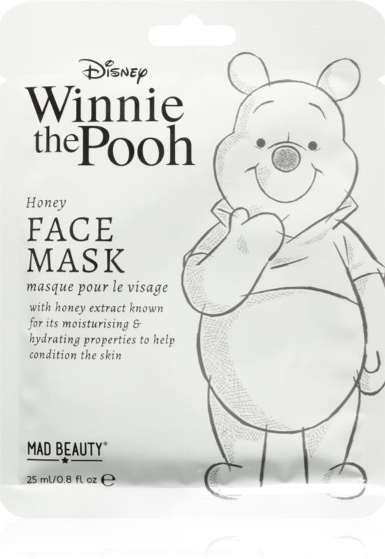 Mad Beauty Winnie The Pooh mască textilă nutritivă cu efect de hidratare Winnie The Pooh 25 ml