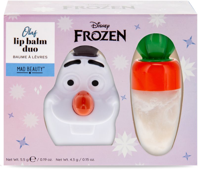 Mad Beauty Frozen Olaf balsam de buze duo