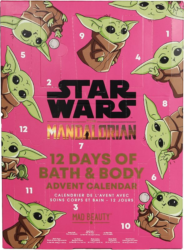 Mad Beauty Star Wars The Mandalorian The Child Calendar de Crăciun