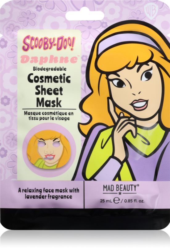 Mad Beauty Scooby Doo Daphne masca de celule cu efect revitalizant 25 ml