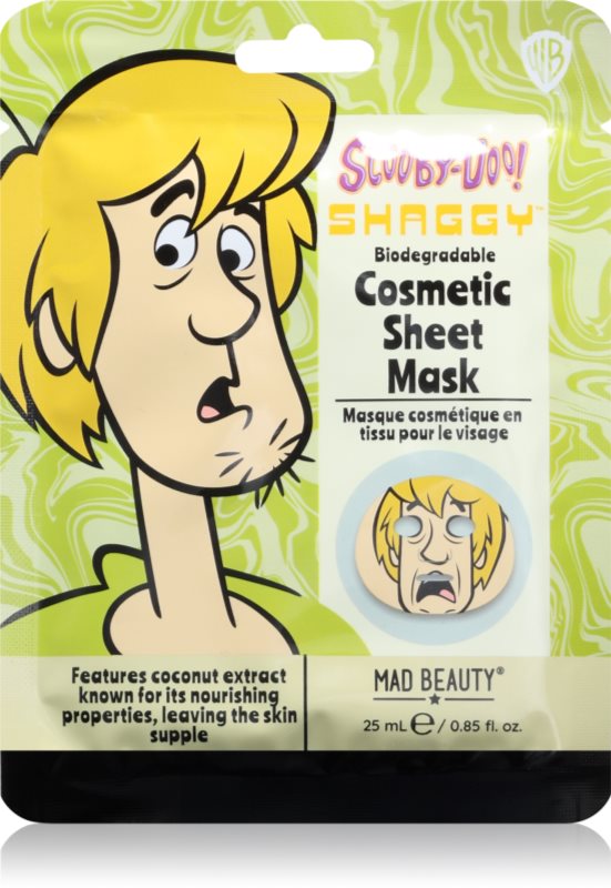 Mad Beauty Scooby Doo Shaggy masca de celule cu efect calmant 25 ml