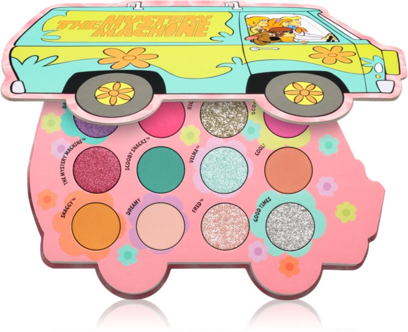 Mad Beauty Scooby Doo paletă cu farduri de ochi 12x1.5 g