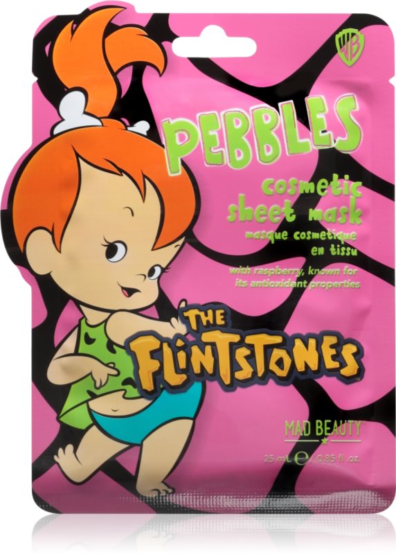 Mad Beauty The Flinstones Pebbles mască textilă hidratantă 25 ml