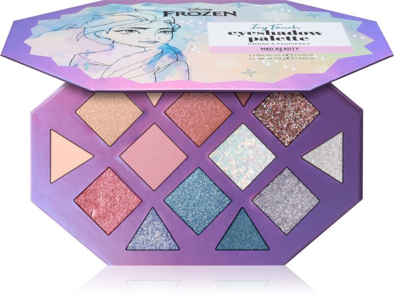 Mad Beauty Frozen Icy Touch paletă cu farduri de ochi 24.8 g