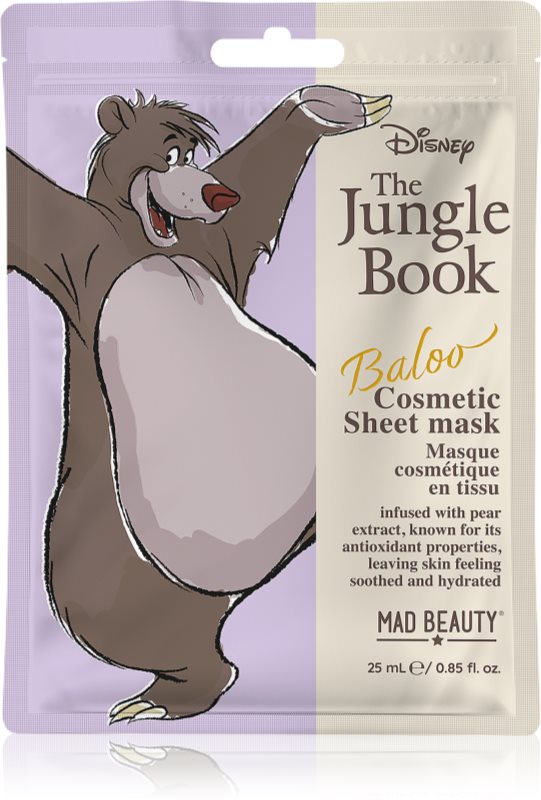 Mad Beauty The Jungle Book Sheet Mask - Baloo masca pentru celule 25 ml