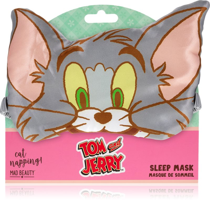 Mad Beauty Tom & Jerry Sleep Mask - Tom mască pentru dormit 1 buc