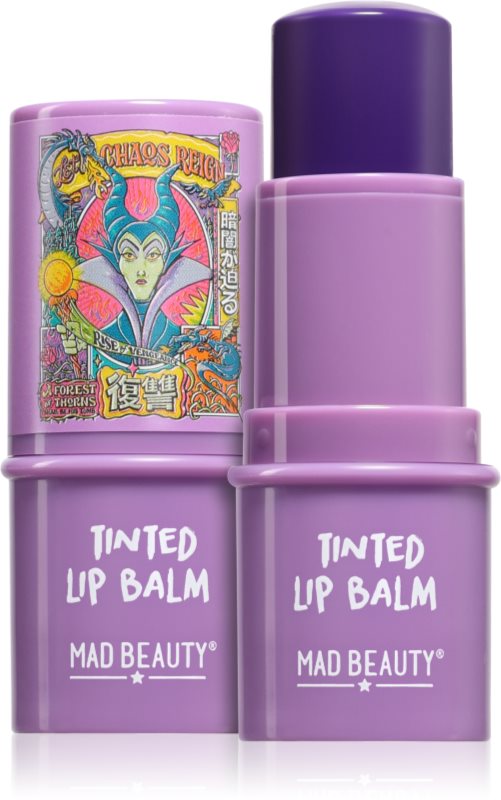 Mad Beauty Disney Villains Maleficent balsam de buze colorat 5 g