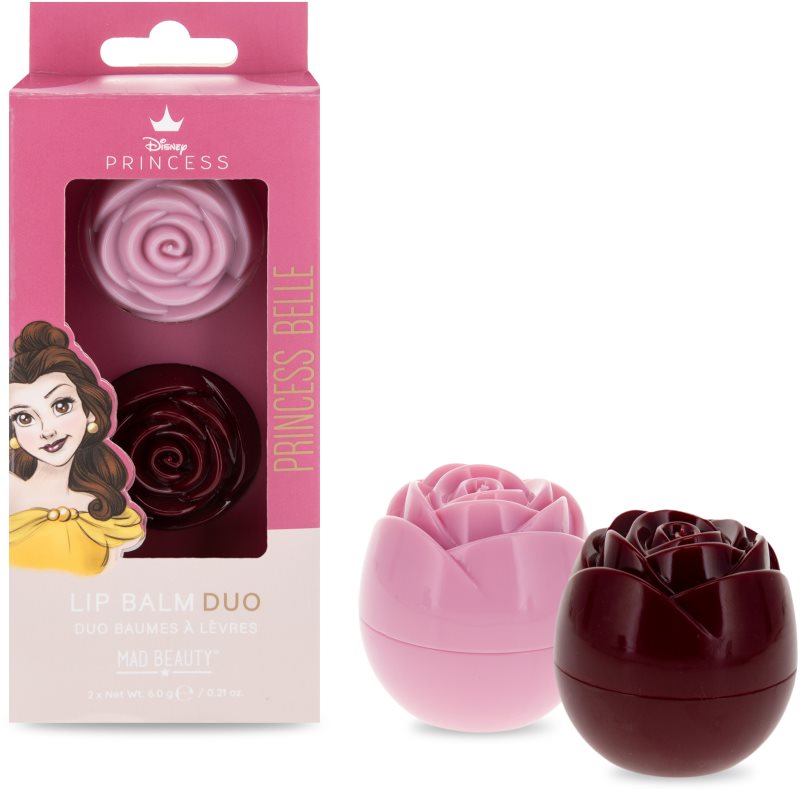 Mad Beauty Disney Princess Belle balsam de buze 2x6 g