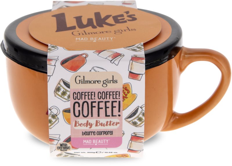 Mad Beauty Gilmore Girls unt pentru corp parfum Peony & Cherry Blossom 300 g