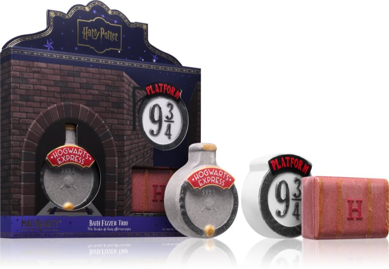 Mad Beauty Harry Potter Fizzer Trio Bombe efervescente de baie 3x100 g