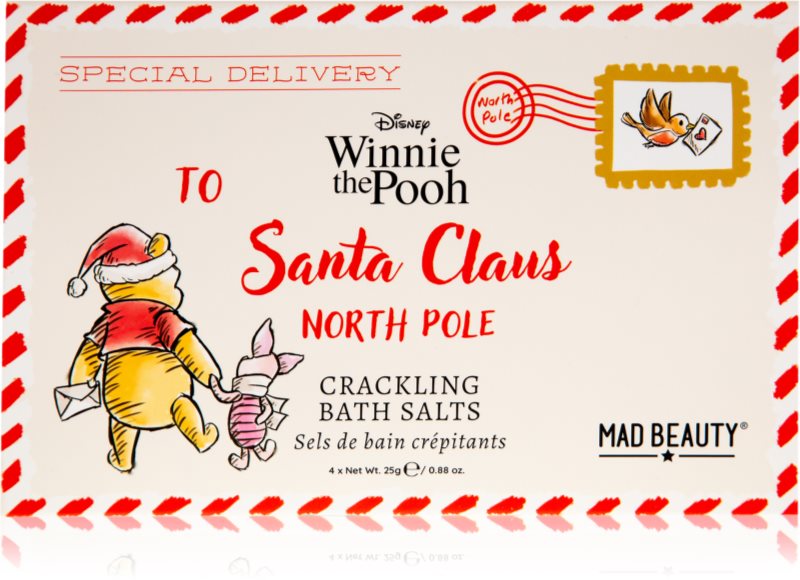 Mad Beauty Winnie The Pooh Festive saruri de baie 4x25 g