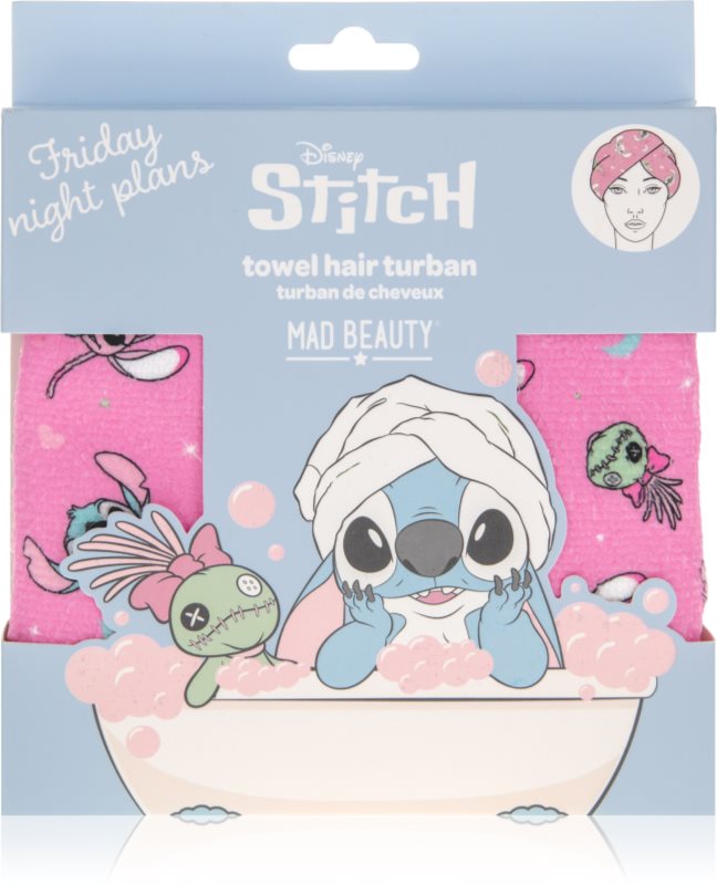 Mad Beauty Disney Stitch turban pentru păr 1 buc