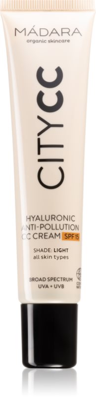 MÁDARA City CC Crema CC pentru un ten uniform SPF 15