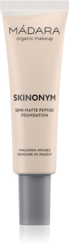 MÁDARA Skinonym Semi-Matte Peptide machiaj persistent cu peptide
