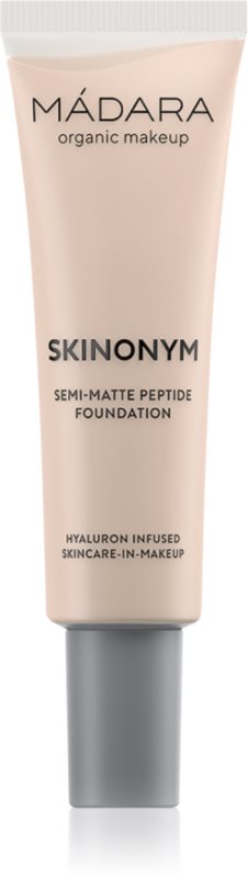 MÁDARA Skinonym Semi-Matte Peptide machiaj persistent cu peptide