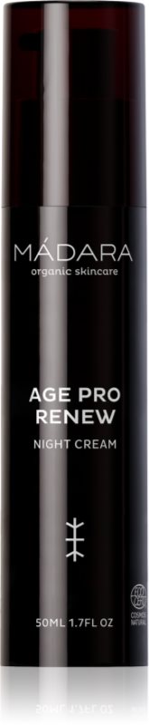 MÁDARA Age Pro Renew cremă de noapte anti-îmbătrânire pentru ten matur 50 ml