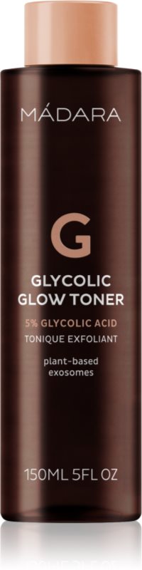 MÁDARA Glycolic Glow Toner tonic exfoliant delicat 150 ml