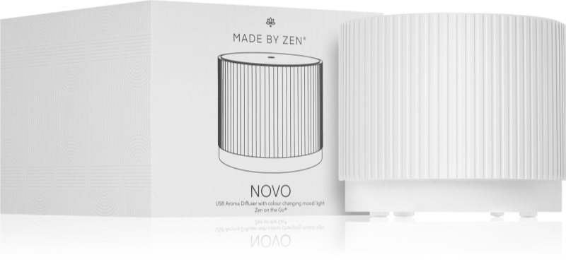 MADE BY ZEN Novo difuzor de aromă cu ultrasunete și umidificator de aer White 1 buc