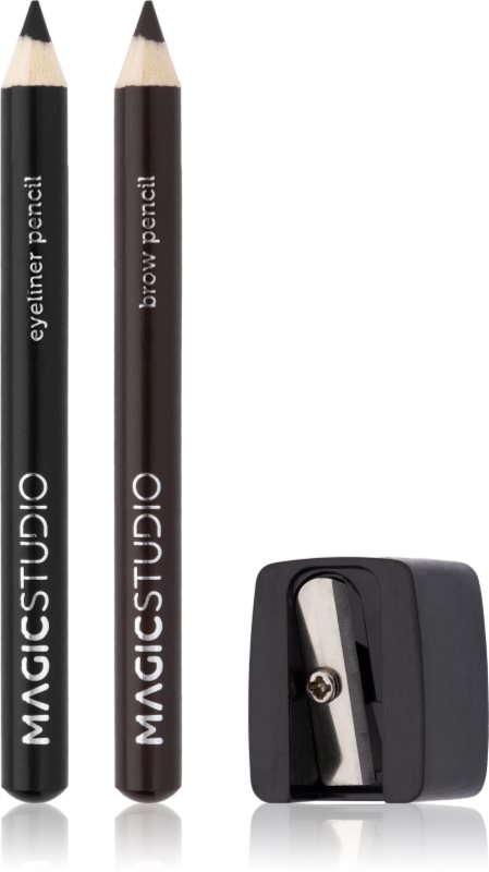 Magic studio Eyeliner Pencil Brow & Sharpener set pentru ochi și sprâncene 0.5 g