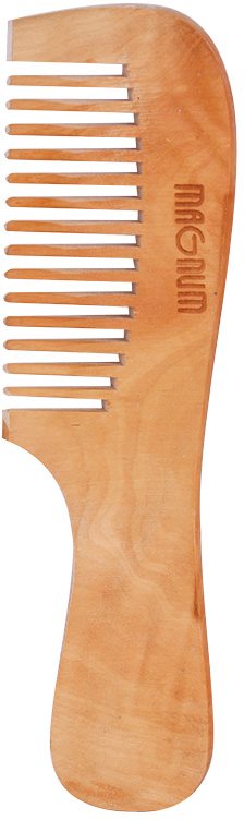 Magnum Natural pieptene din lemn de par cu maner de DS-004 18,5 cm