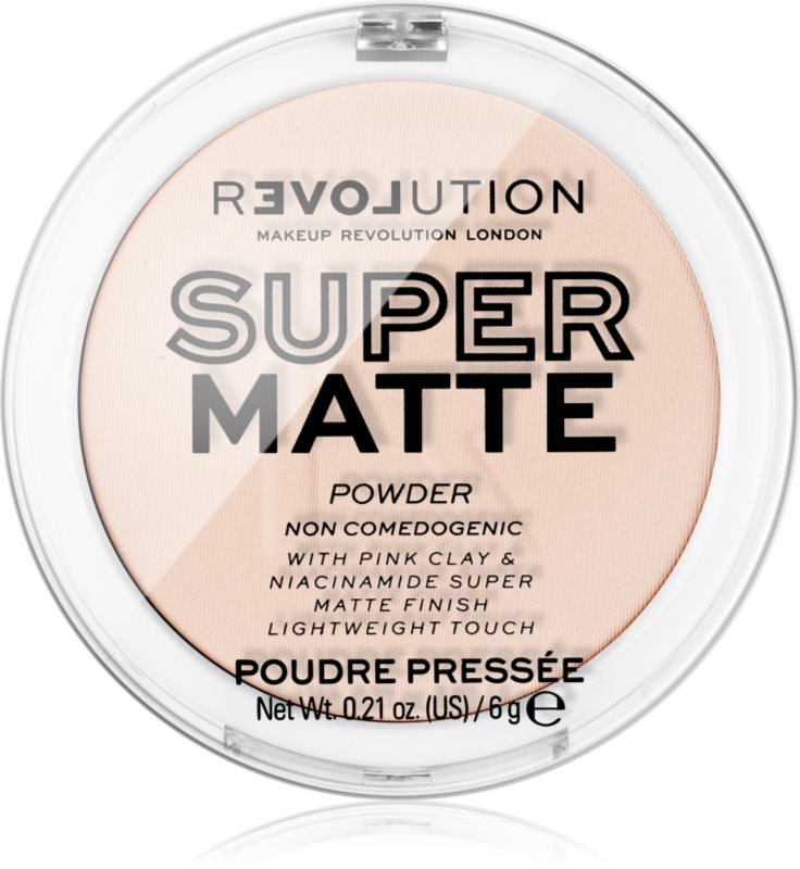 Revolution Relove Super Matte Powder pudra matuire culoare Beige 6 g