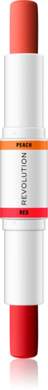 Revolution Colour Correcting baton corector pentru uniformizarea nuantei tenului culoare Red & Peach 2x4.3 g