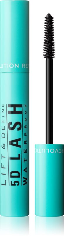 Revolution 5D Lash rimel pentru alungire rezistent la apă, pentru extra volum culoare Black 14 ml