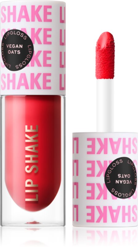 Revolution Lip Shake luciu de buze intens pigmentat culoare Strawberry Red 4.6 g