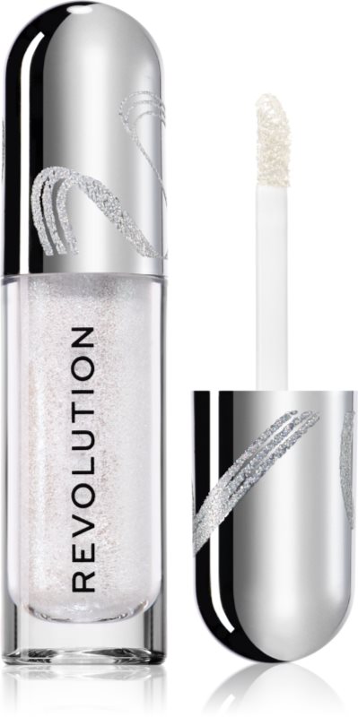 Revolution Metallic Muse Glitter Muse farduri de ochi lichide cu sclipici culoare Silver 3.5 ml