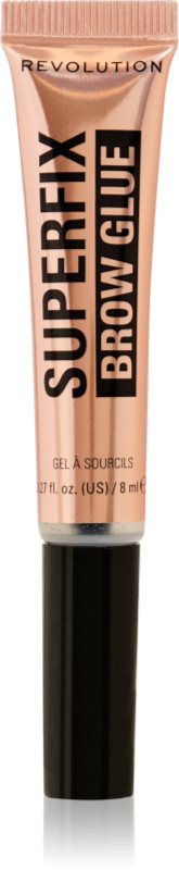 Revolution Superfix Brow Glue Gel de fixare transparent pentru sprâncene 8 ml
