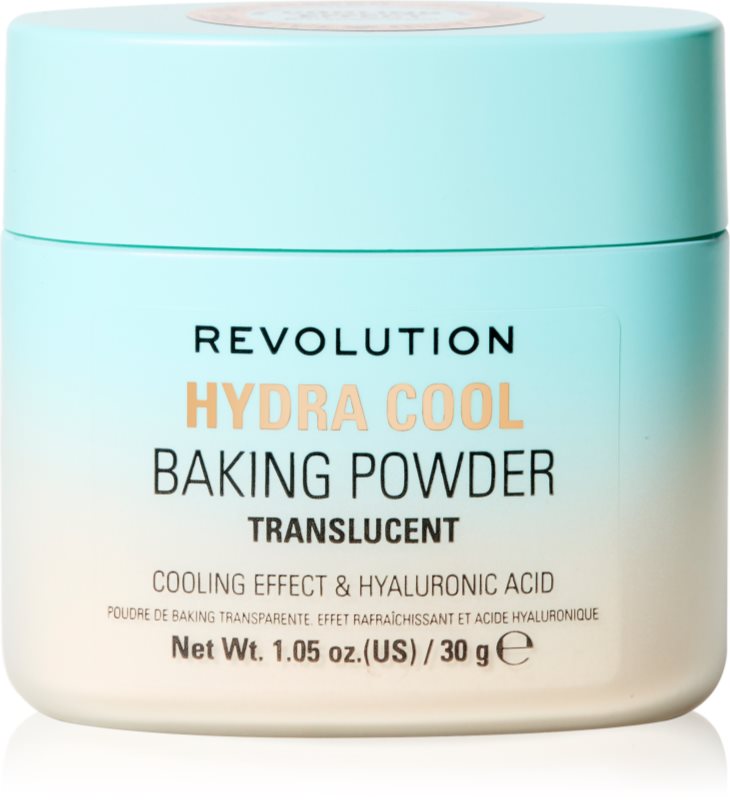 Revolution Hydra Cool Loose Baking Powder pudra pentru stralucire cu efect racoritor 30 g