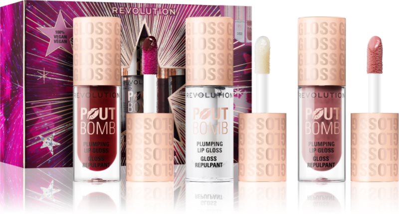 Revolution Makeup set Pout Bomb set cadou de buze