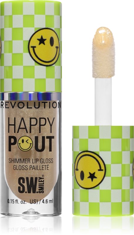 Revolution Happy Pout Shimmer Lip Gloss Luciu de Buze sclipitor