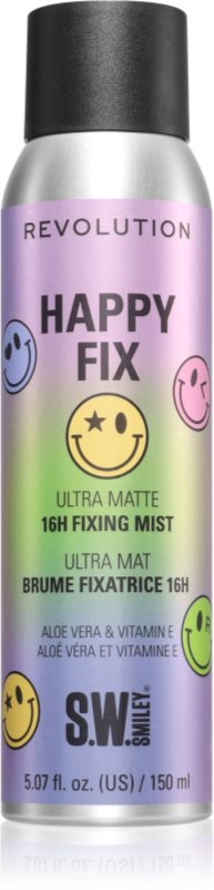 Revolution Happy Fix Ultra Matte 16h Fixing Mist fixator make-up 150 ml