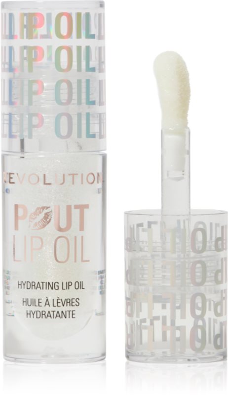 Revolution Pout Lip Oil ulei pentru buze cu particule stralucitoare 4.6 ml