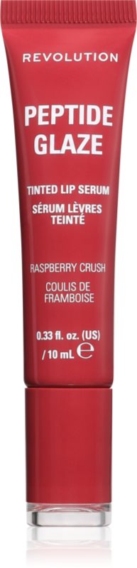 Revolution Peptide Glaze Tinted Lip Serum ser pentru buze, cu efect de netezire