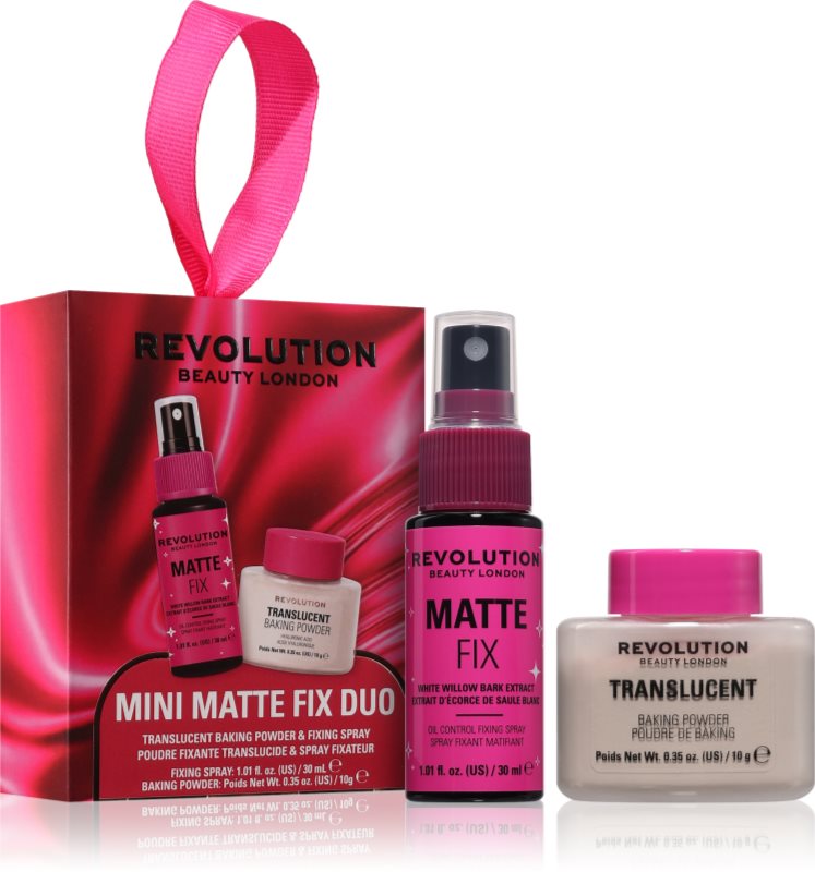 Revolution Mini Matte Fix Duo set cadou faciale pentru femei 1 buc