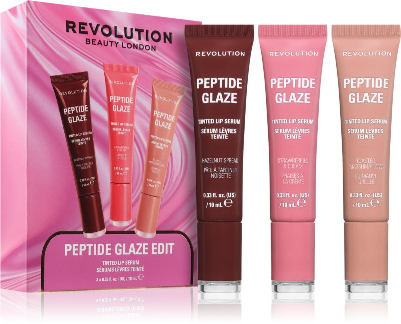 Revolution Peptide Glaze Edit set cadou de buze 1 buc