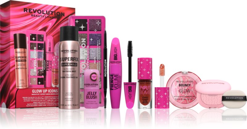 Revolution Glow Up Icons Set set cadou faciale 1 buc