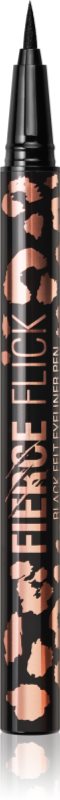 Revolution Fierce Flick contur de precizie, rezistent la apă culoare Black 0.6 ml