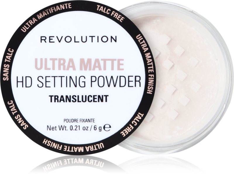 Revolution Ultra Velvet Loose Setting Powder pudra mata transparenta 6 g