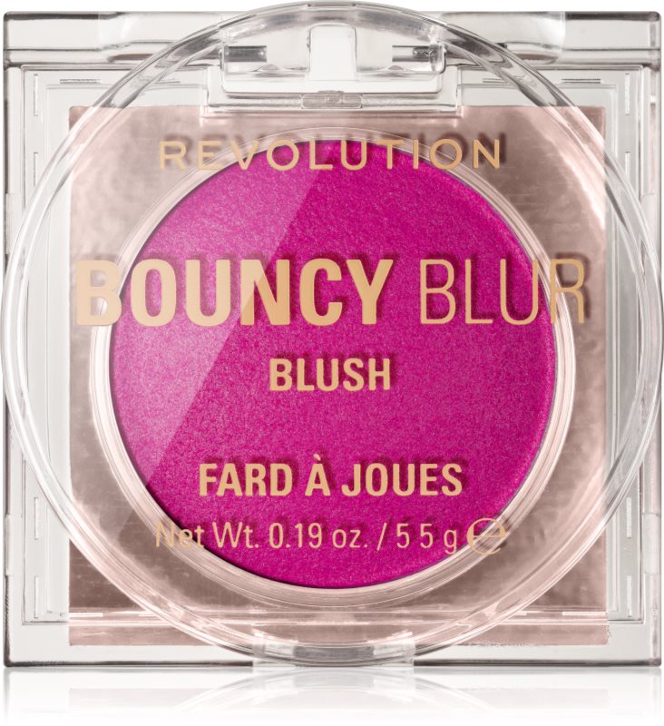 Revolution Bouncy Blur blush cu efect iluminator