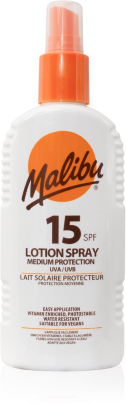 Malibu Lotion Spray Medium Protection spray protector SPF 15 200 ml