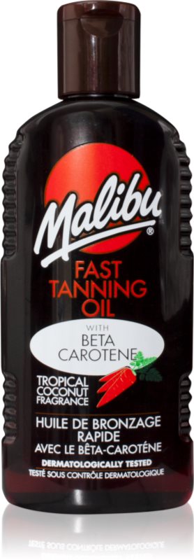 Malibu Fast Tanning Oil agent pentru accelerarea și prelungirea bronzării 200 ml