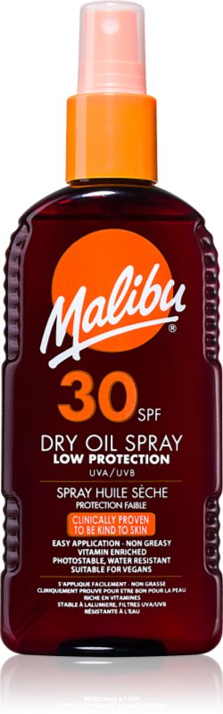 Malibu Dry Oil Spray ulei pentru plaja SPF 30 200 ml