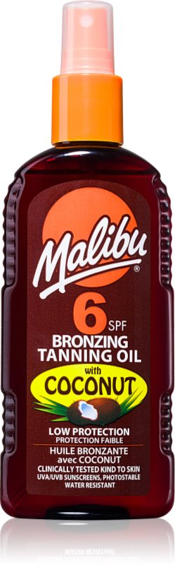 Malibu Bronzing Tanning Oil spray solar cu efect autobronzant 200 ml