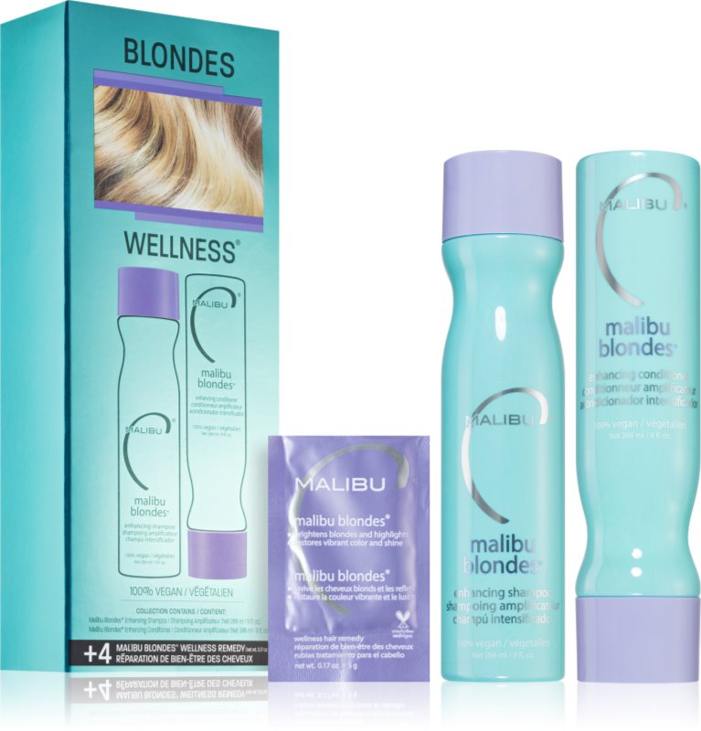 Malibu C Malibu Blondes Collection set pentru par blond